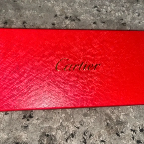 Cartier Sunglasses with Black and Gold Design